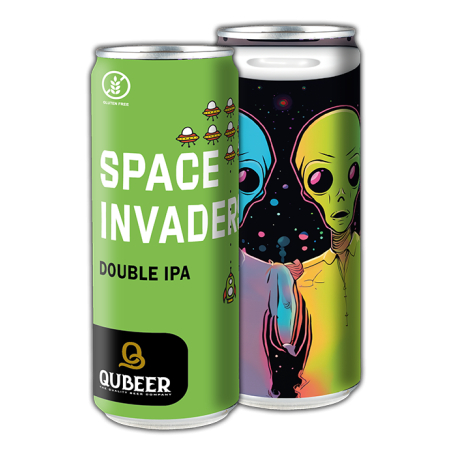 Space Invader 33 cl. Qubeer